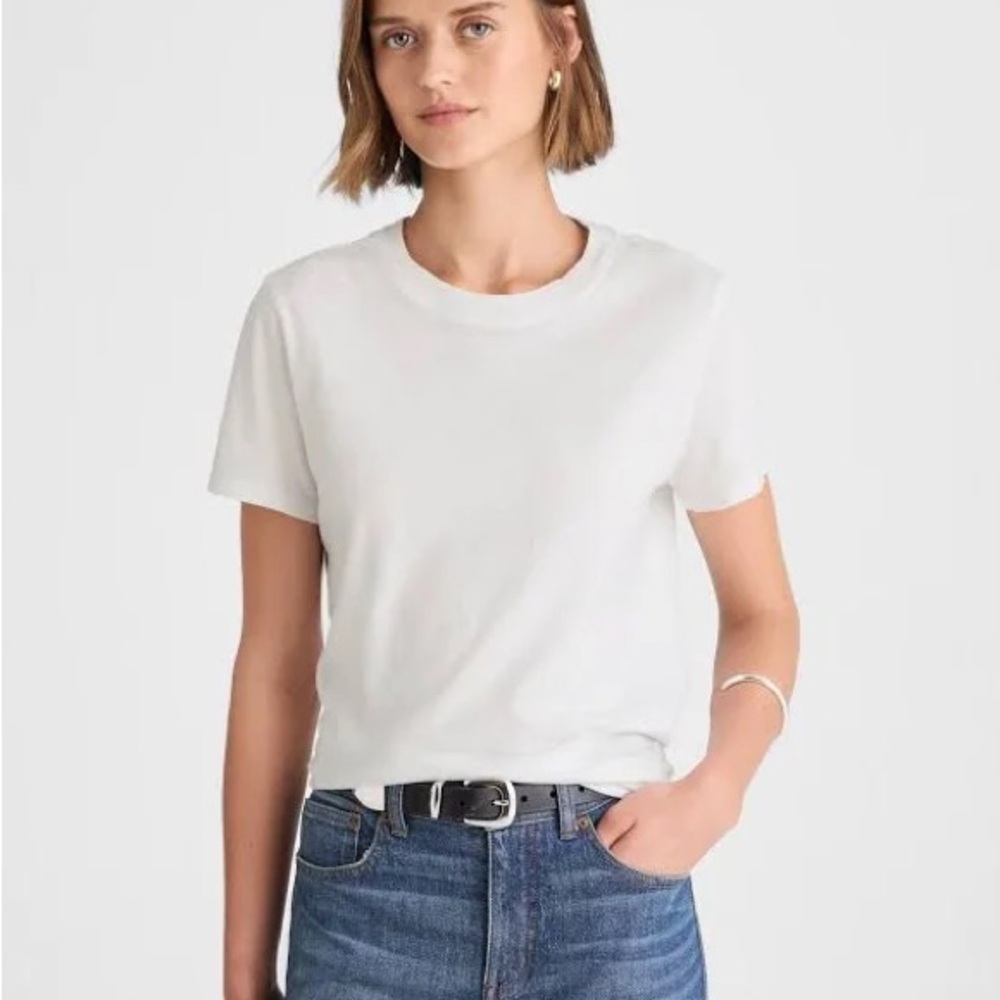 Madewell Comfortable classic white Tee large